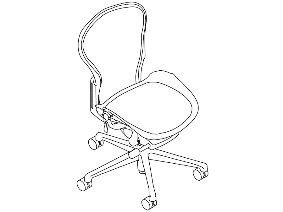 Aeron Chair–A Size–Armless